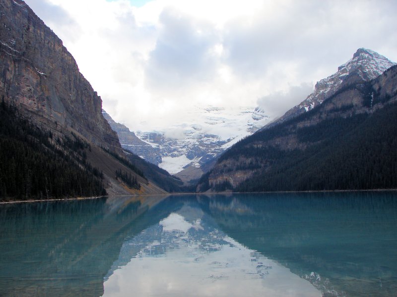 A half hour northwest of Banff is Lake Louise.